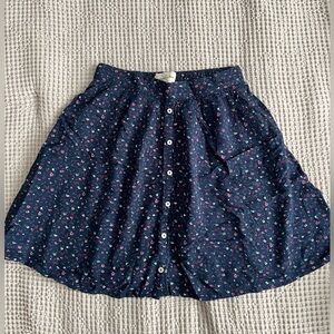 Abercrombie & Fitch floral skater skirt